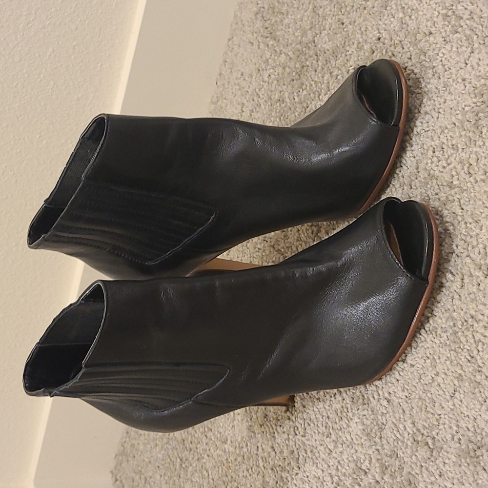 Halogen Open Toe Booties
